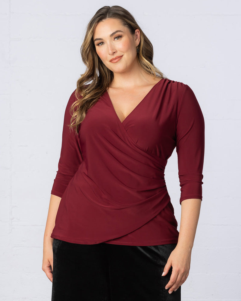 Tops Femme Fatale Faux Wrap Top
