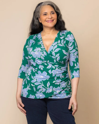 Tops Femme Fatale Faux Wrap Top