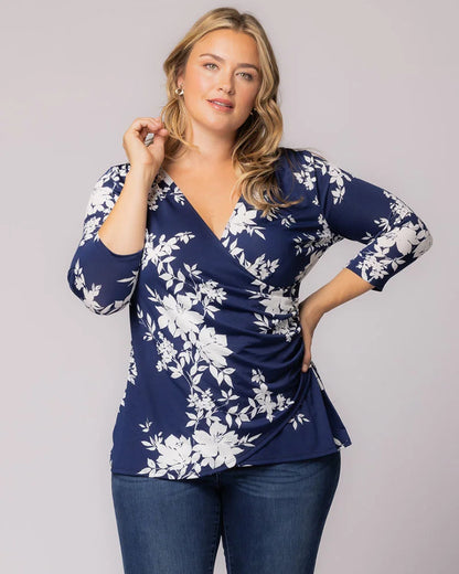Tops Femme Fatale Faux Wrap Top