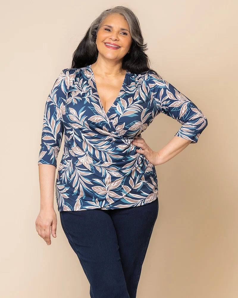 Tops Femme Fatale Faux Wrap Top
