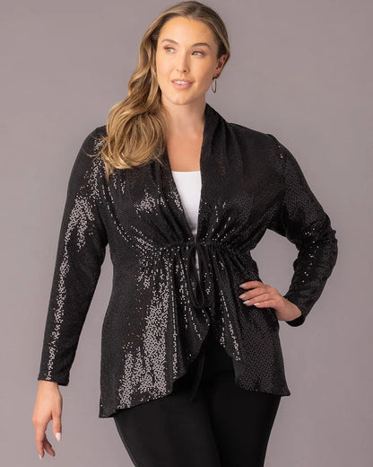 Tops Glitz and Glam Sequin Cardigan