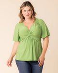 Abby Twist Front Top