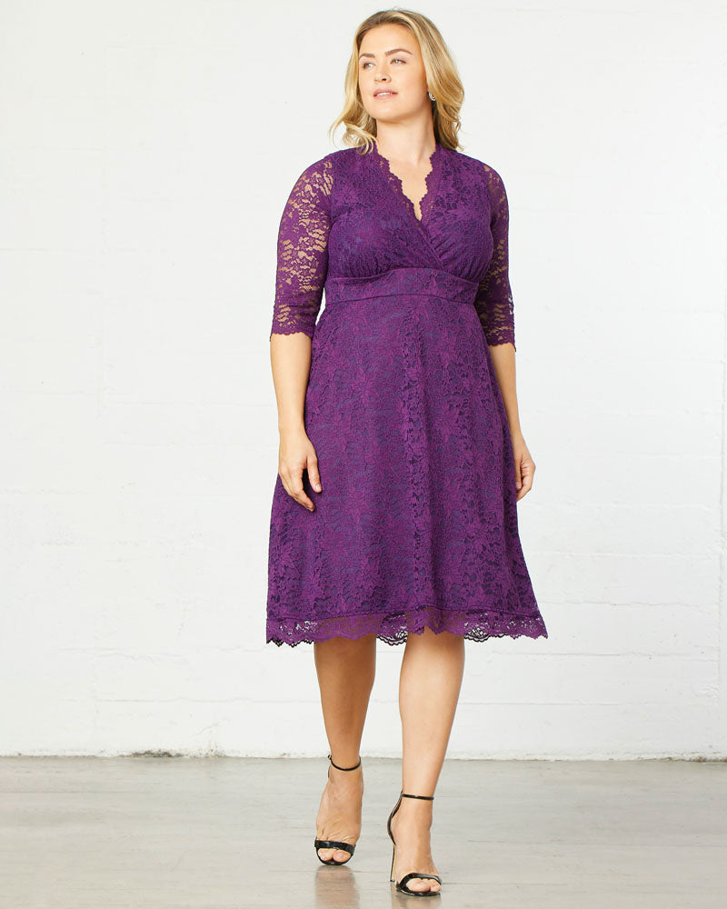 Dresses Scalloped Boudoir Lace Dress