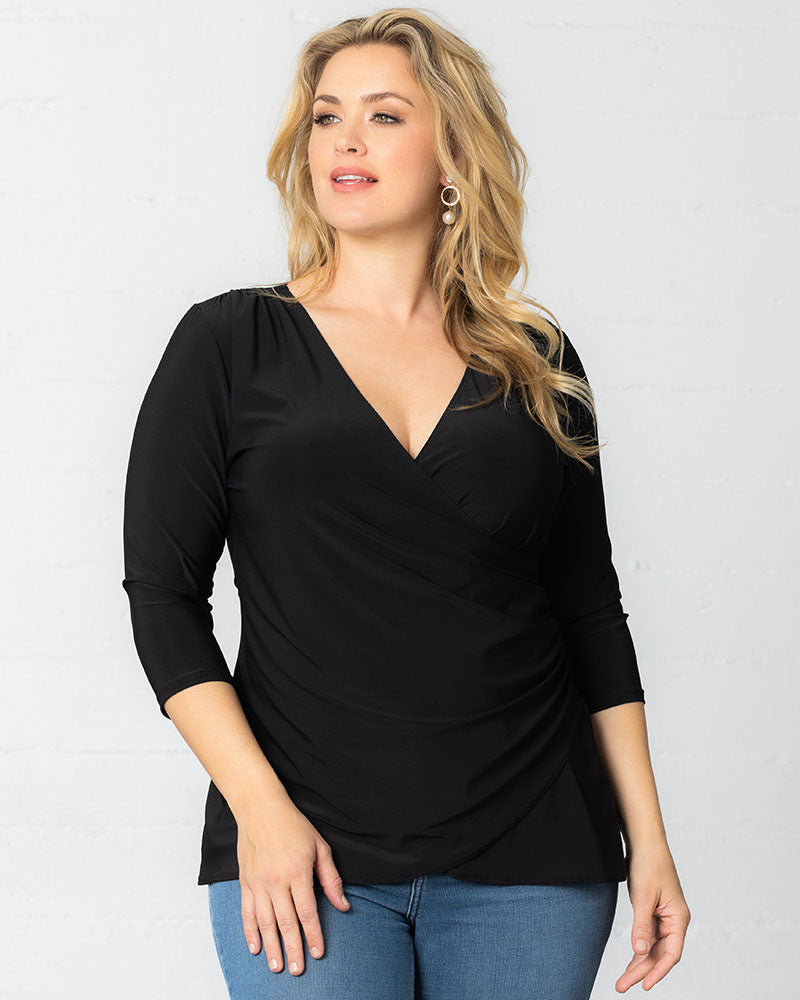 Tops Femme Fatale Faux Wrap Top