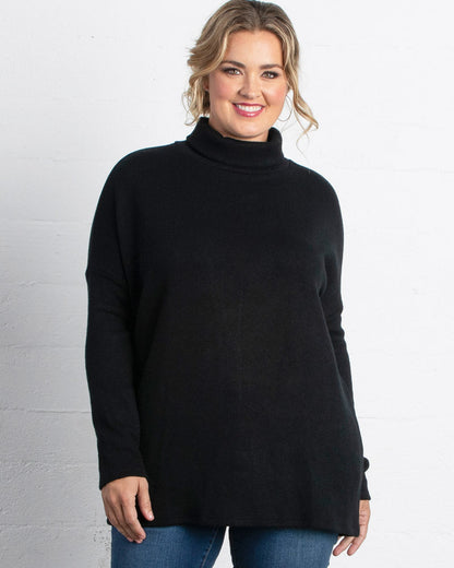 Tops Paris Turtleneck Tunic Sweater