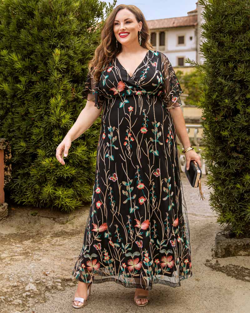 Dresses Embroidered Elegance Evening Gown