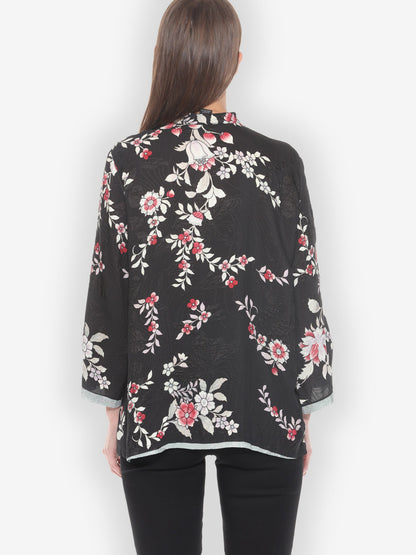 Jackets Botanical in Garden Silk Blouse