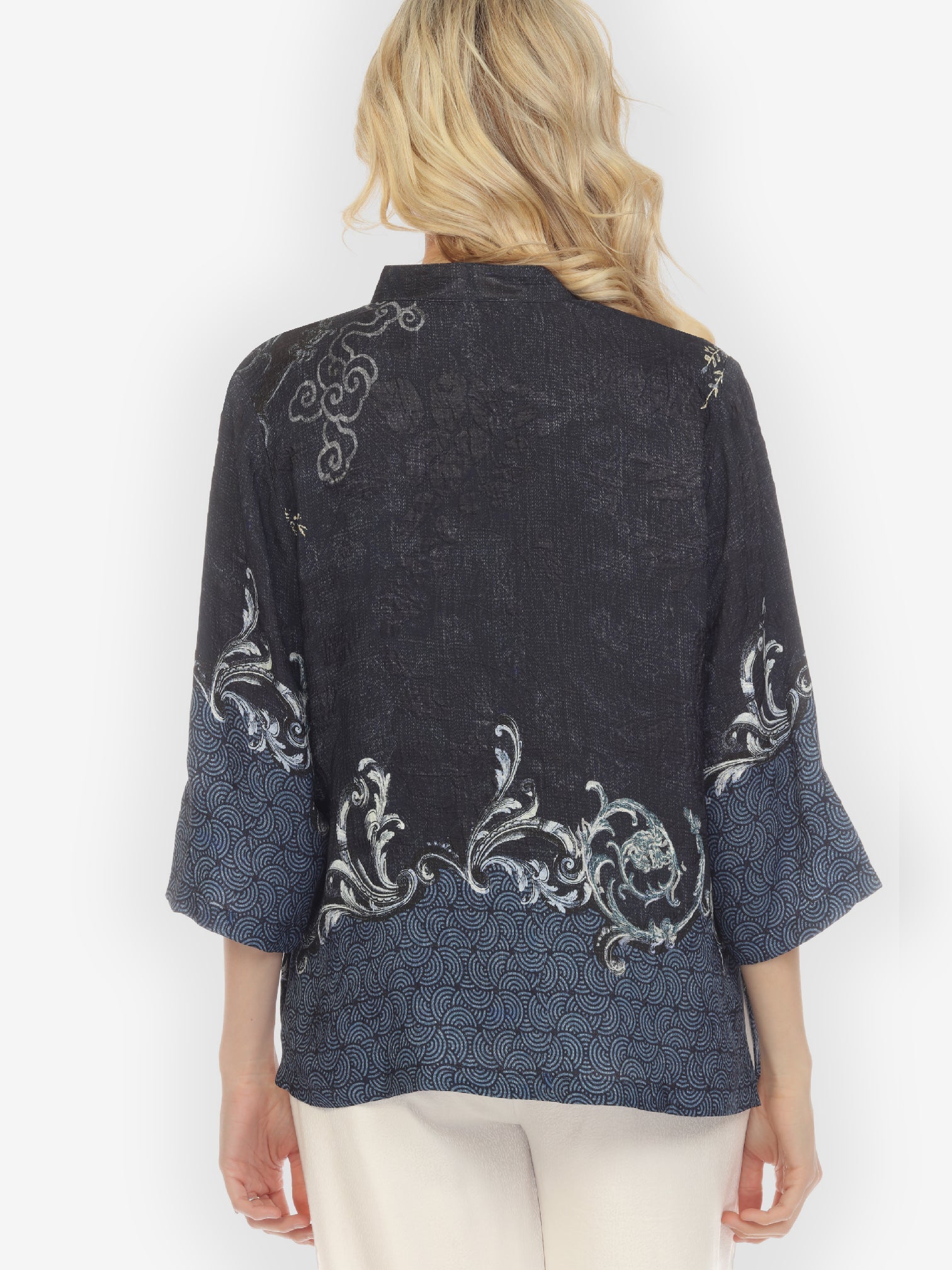 Jackets Chinoiserie Japan Silk Blend Blouse