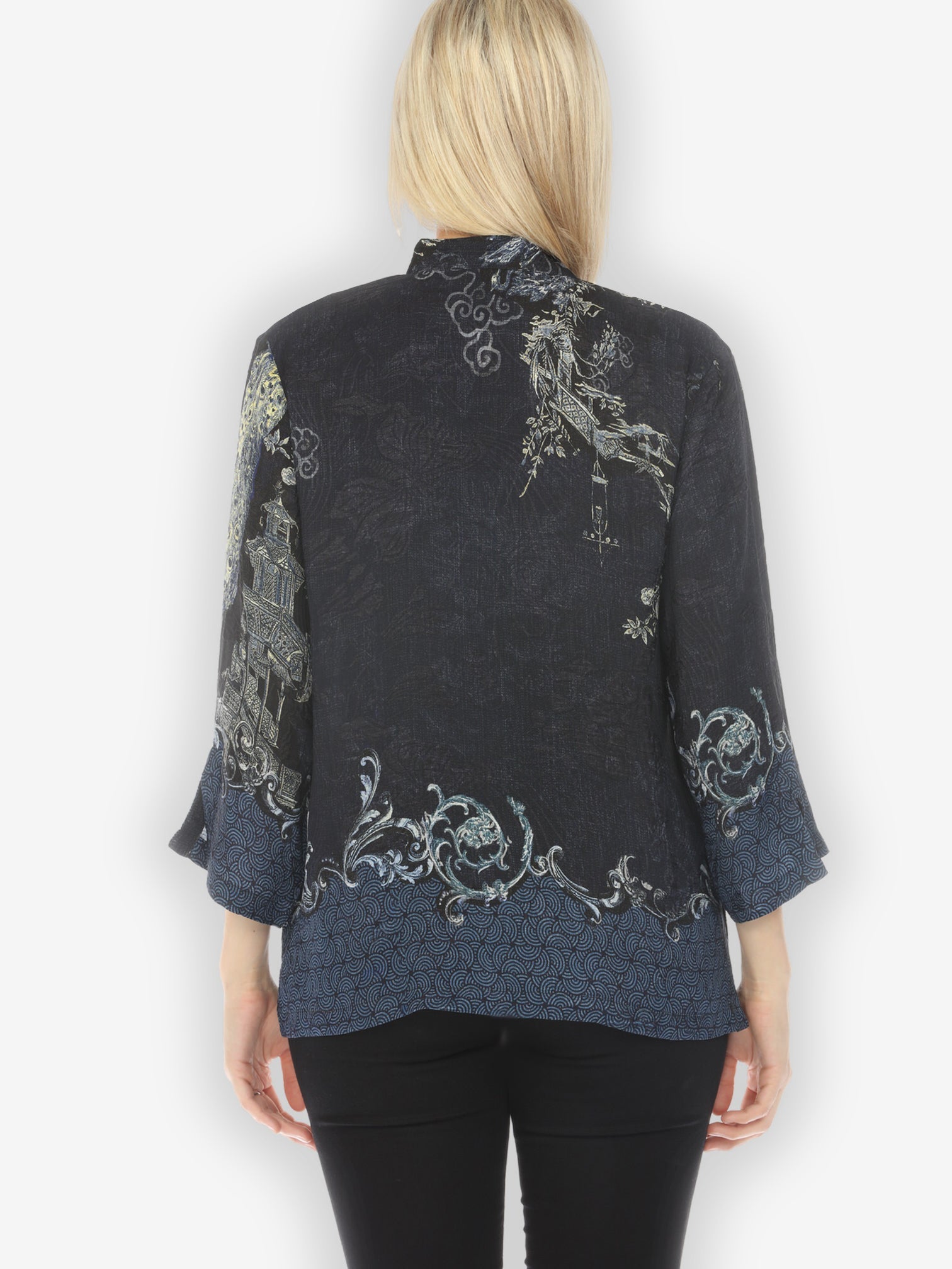 Jackets Chinoiserie Japan Silk Blend Blouse