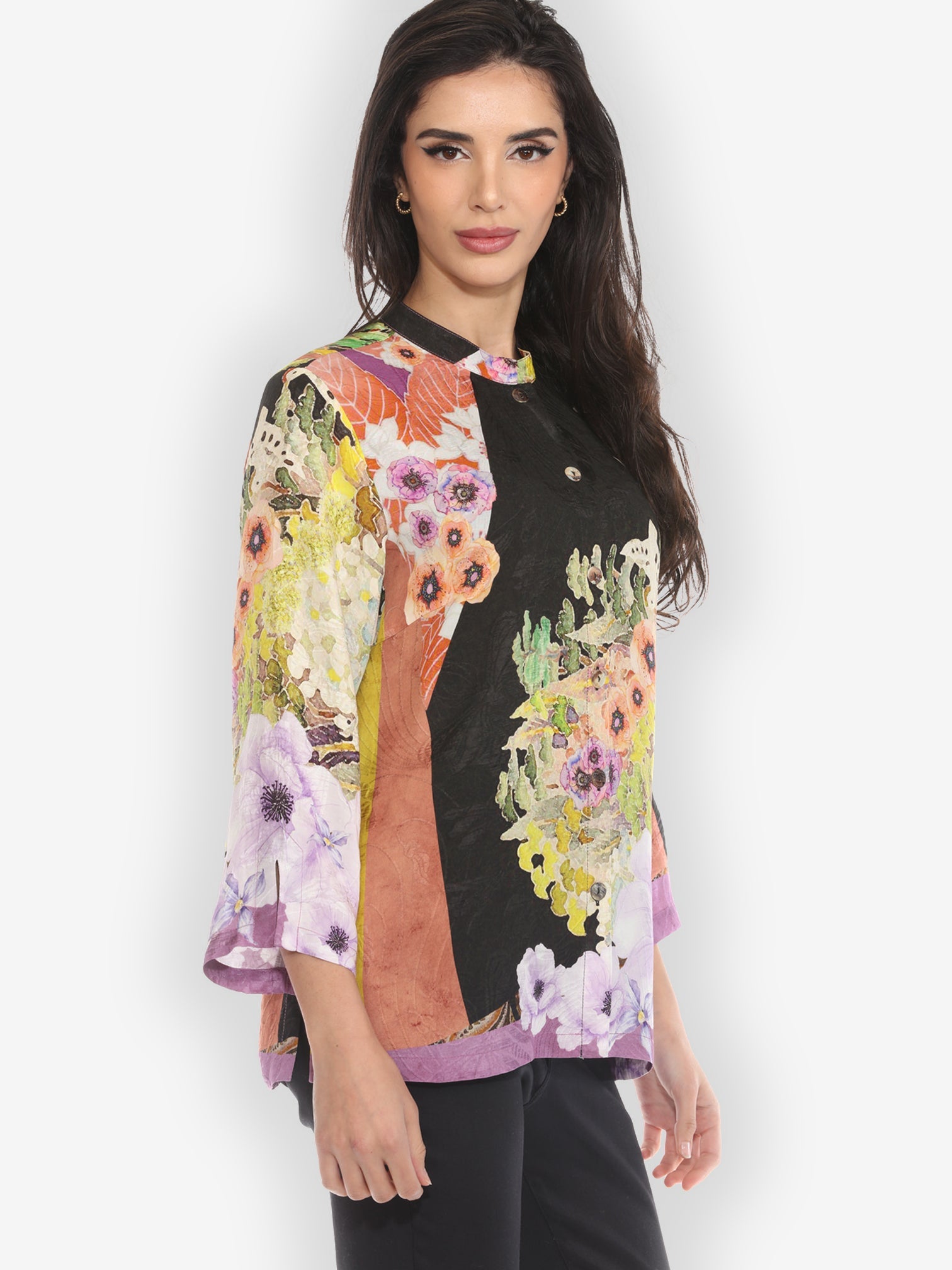 Jackets Fairy Tale Landscape Silk Blouse