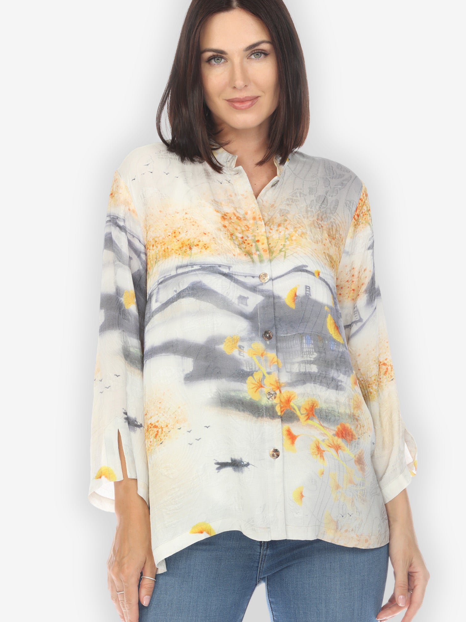 Jackets Golden Happy Silk Blend Blouse