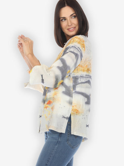 Jackets Golden Happy Silk Blend Blouse