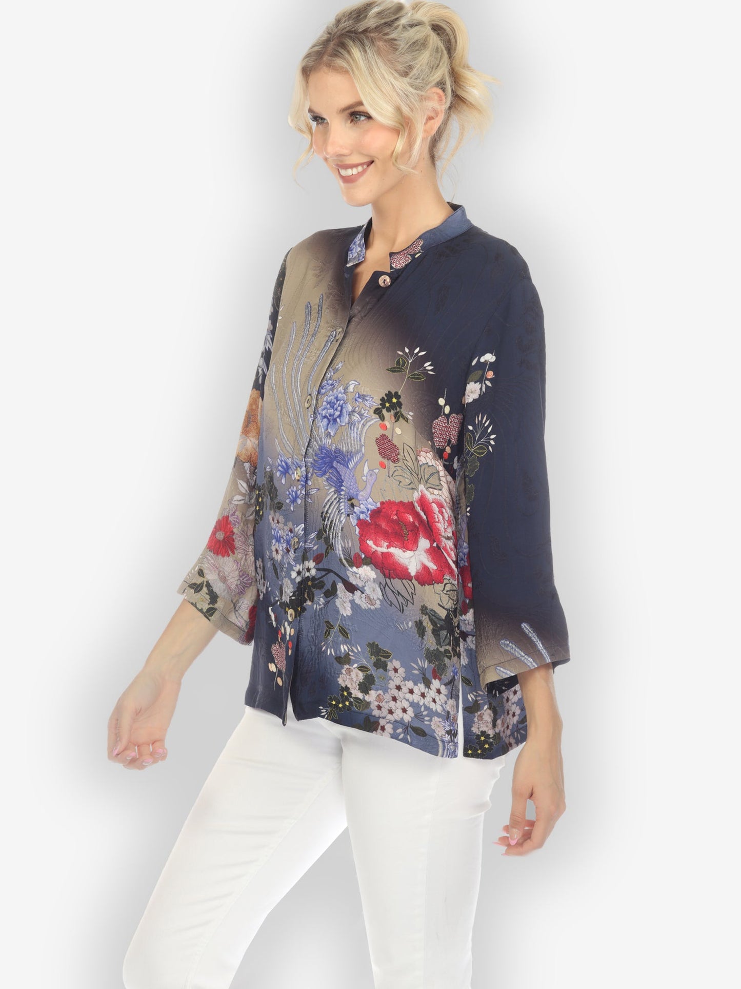 Jackets Garden of Hope Silk Blouse