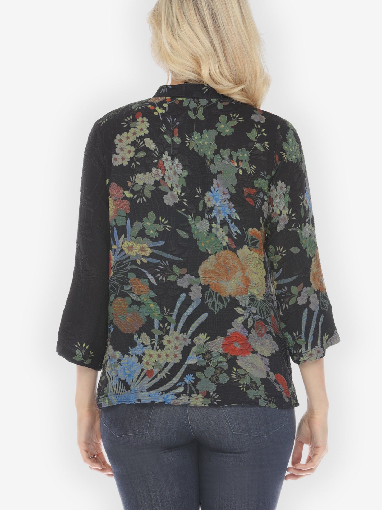 Jackets Garden of Hope Hand Dyed Silk Blouse