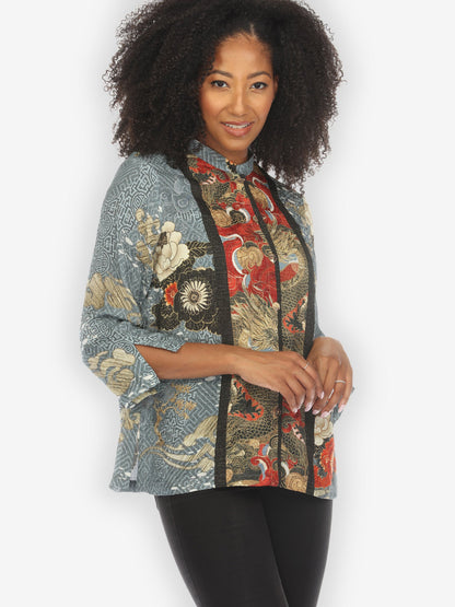 Jackets Happy Dragon Silk Blend Blouse