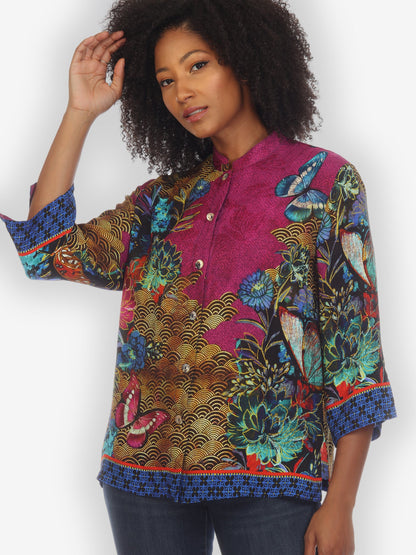 Jackets Magical Butterfly Silk Blouse