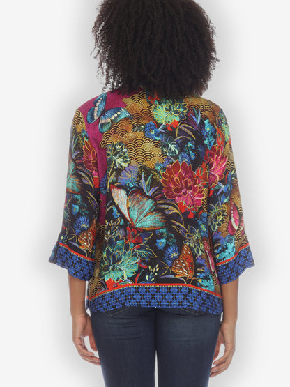 Jackets Magical Butterfly Silk Blouse