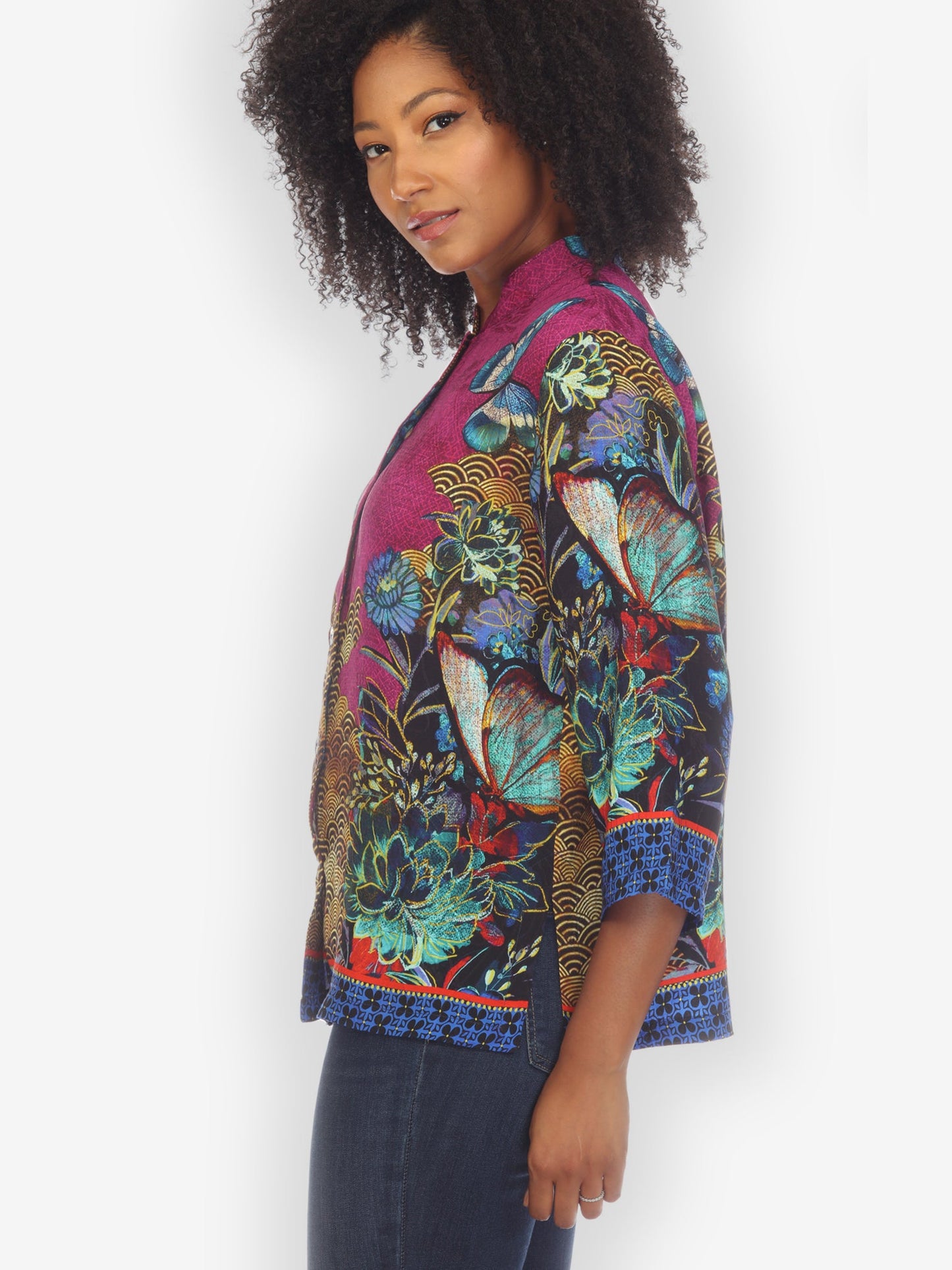 Jackets Magical Butterfly Silk Blouse