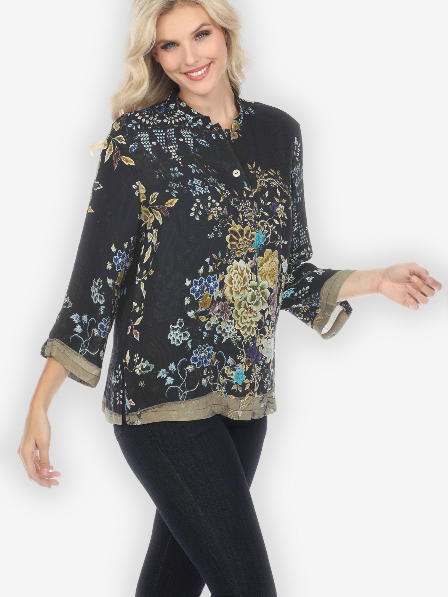 Citron Style Blouse Queenly Radiant Charm in Vintage Silk Blend Blouse