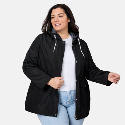 outerwear Women's Plus Size Rain Away Anorak Rain Jacket
