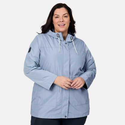 outerwear Women's Plus Size Rain Away Anorak Rain Jacket