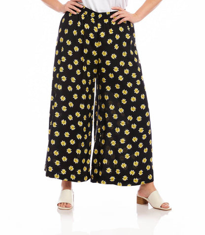 bottom Plus Size Wide-Leg Pants