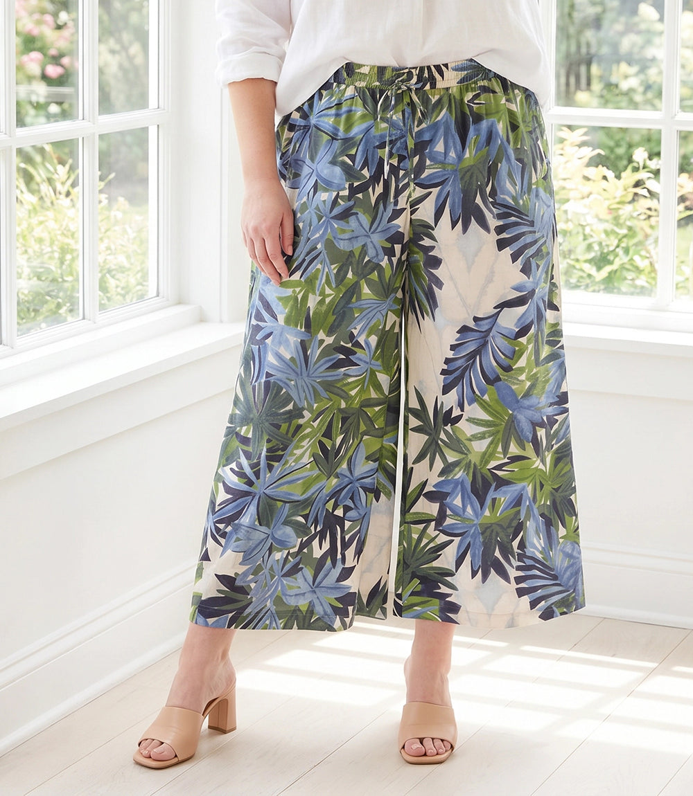 bottom Plus Size Drawstring Ankle Pants