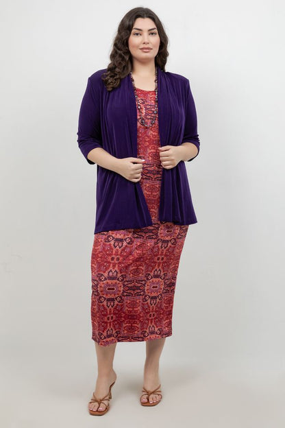 Dresses Vikki Vi Jersey Byzantine Spice Maxi Tank Dress