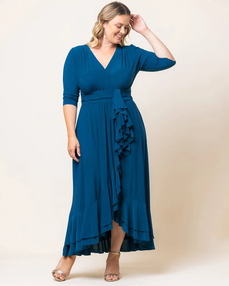 Dresses Veronica Ruffled Evening Gown