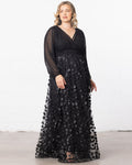 Blossoming Beauty Mesh Evening Gown