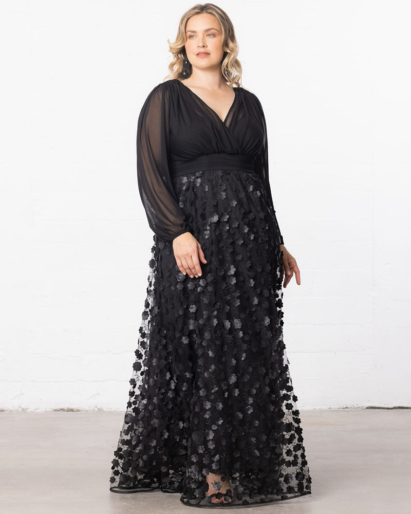 Dresses Blossoming Beauty Mesh Evening Gown