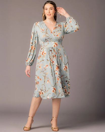 Diana Long Sleeve Midi Dress