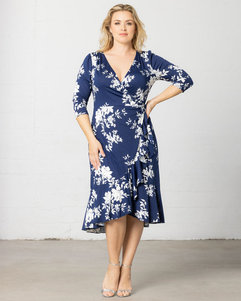 Dresses Flirty Flounce Wrap Dress