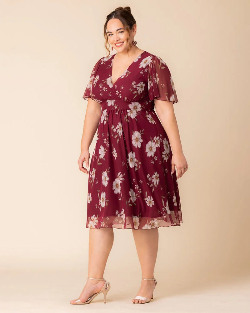 Dresses Margot Mesh Midi Cocktail Dress