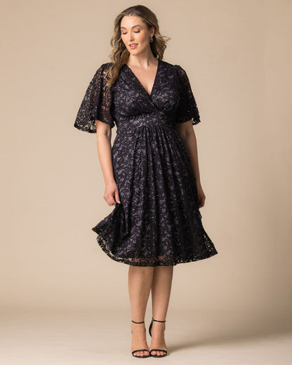 Dresses Starry Sequined Lace Cocktail Dress