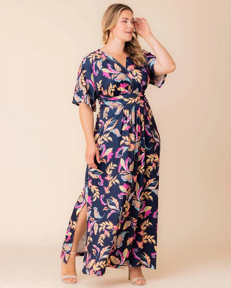 Kiyonna Women's Plus Size Vienna Maxi Dress