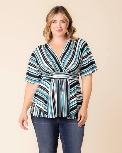 Tops Boulevard Striped Top - Sale!