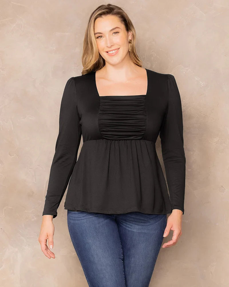 Tops Rylan Long Sleeve Ruched Top