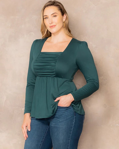 Tops Rylan Long Sleeve Ruched Top