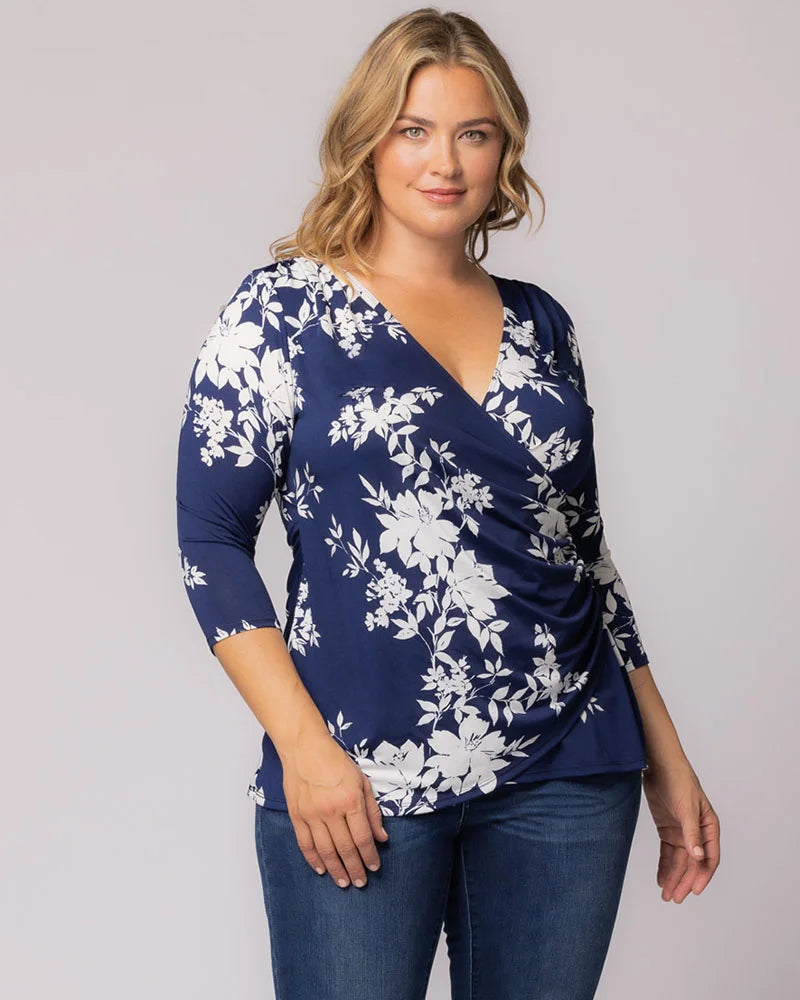 Tops Femme Fatale Faux Wrap Top