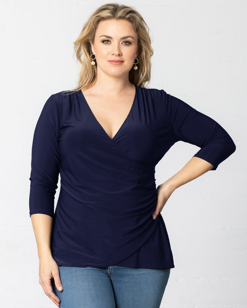 Tops Femme Fatale Faux Wrap Top