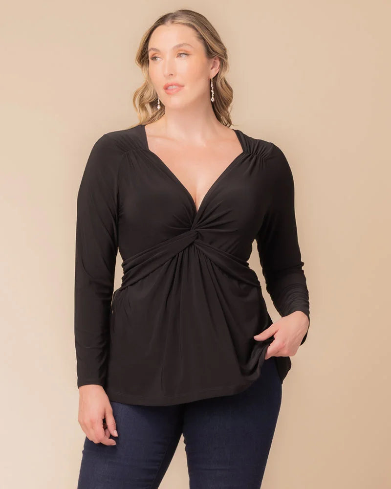 Tops Abigail Long Sleeve Twist Top