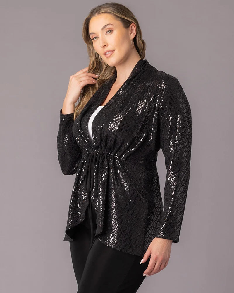 Tops Glitz and Glam Sequin Cardigan