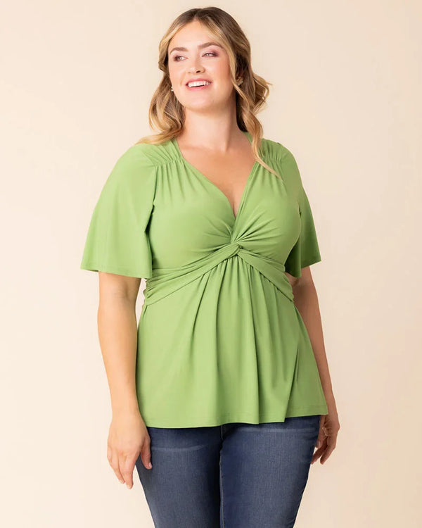 Abby Twist Front Top
