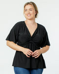 Abby Twist Front Top