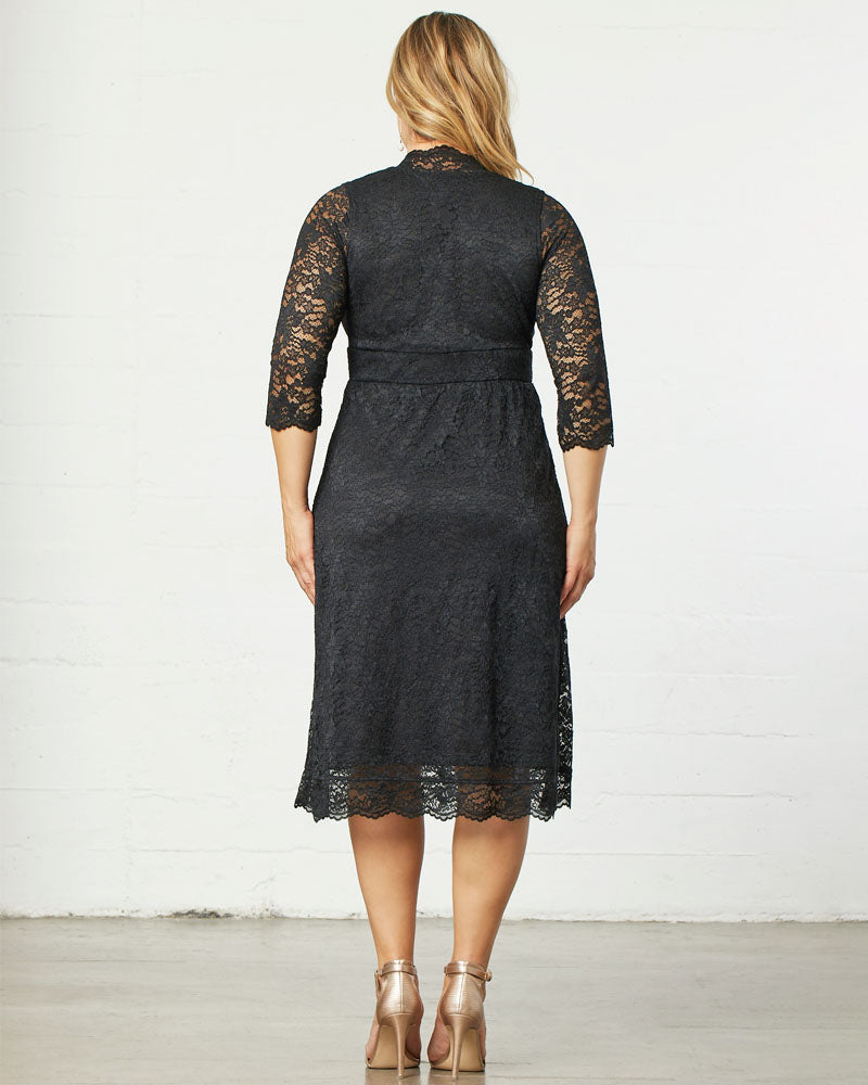 Dresses Scalloped Boudoir Lace Dress