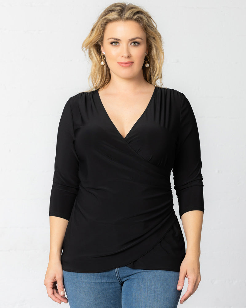 Tops Femme Fatale Faux Wrap Top