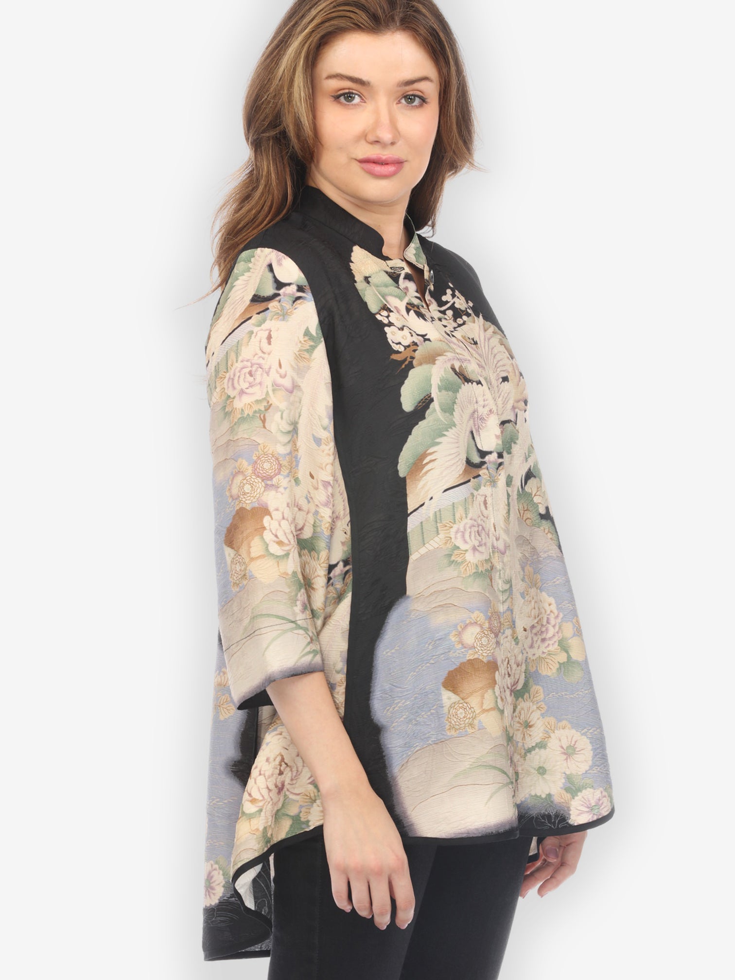 Jackets Edo Art Design Tummy Tuck Shirt