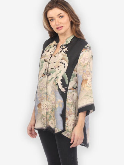 Jackets Edo Art Design Tummy Tuck Shirt