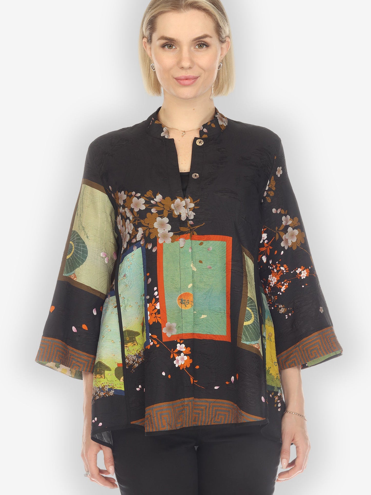 Jackets Postcards from Her Tummy Tuck Blouse